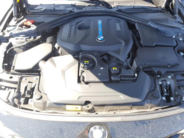 WBA8E1C37HA156832 - 2017 BMW 330E BLACK photo 7