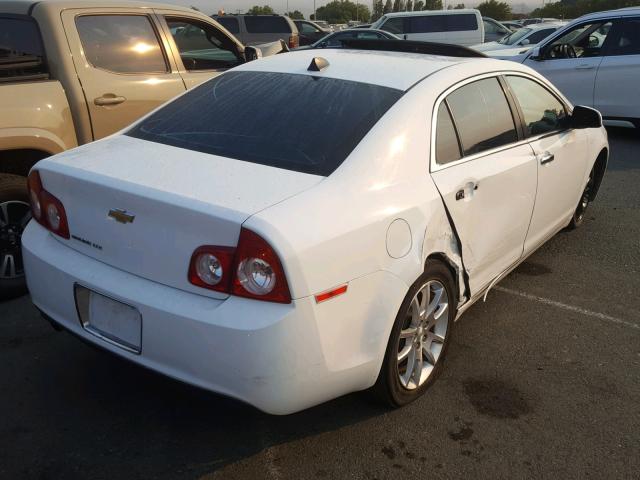 1G1ZE5E08CF263930 - 2012 CHEVROLET MALIBU LTZ 白色 照片 4