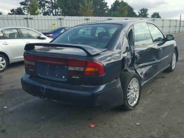 4S3BE625447205324 - 2004 SUBARU LEGACY PURPLE photo 4