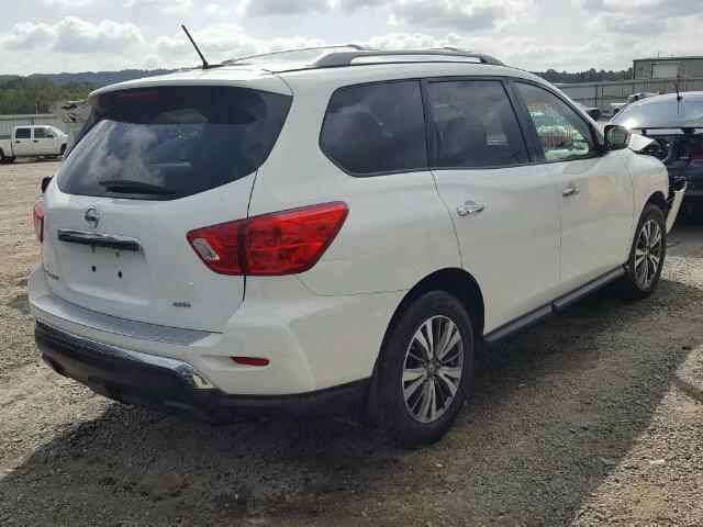 5N1DR2MM5HC604584 - 2017 NISSAN PATHFINDER WHITE photo 4