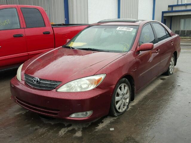 4T1BE32K83U151266 - 2003 TOYOTA CAMRY LE MAROON photo 2