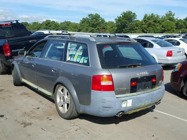 WA1YD64B34N009753 - 2004 AUDI ALLROAD SILVER photo 3