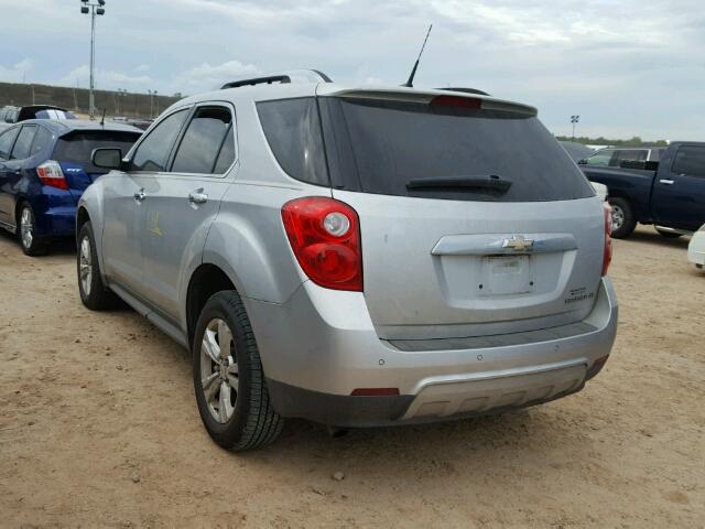 2GNALPEC3B1284214 - 2011 CHEVROLET EQUINOX LT SILVER photo 3