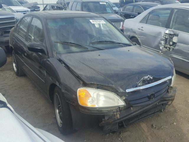 1HGES25792L024625 - 2002 HONDA CIVIC EX BLACK photo 1