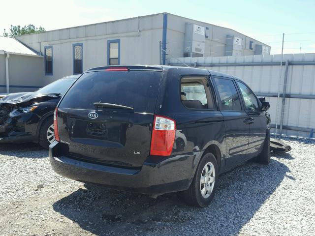 KNDMB233866055895 - 2006 KIA SEDONA EX BLUE photo 4