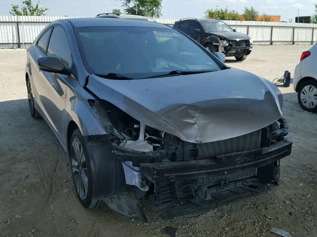 KMHDH6AH1EU026426 - 2014 HYUNDAI ELANTRA CO GRAY photo 1