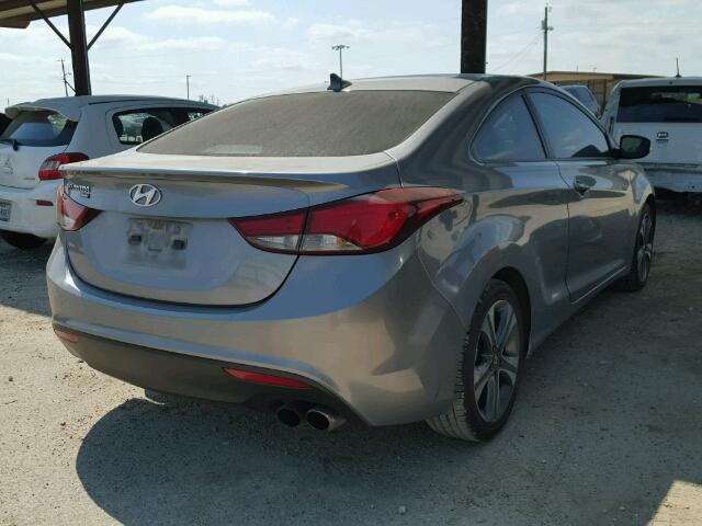 KMHDH6AH1EU026426 - 2014 HYUNDAI ELANTRA CO GRAY photo 4