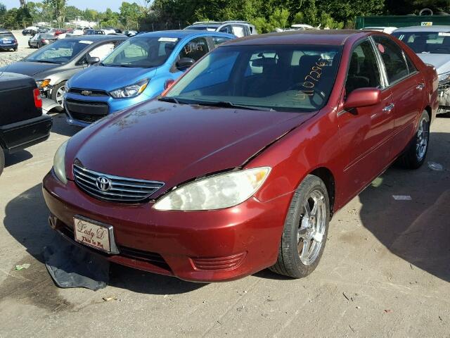 4T1BE32K75U092150 - 2005 TOYOTA CAMRY LE BURGUNDY photo 2