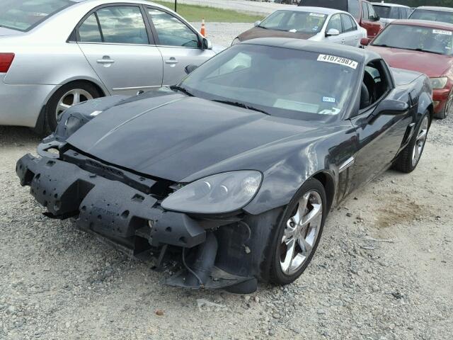 1G1YW2DW8B5100874 - 2011 CHEVROLET CORVETTE G BLACK photo 2