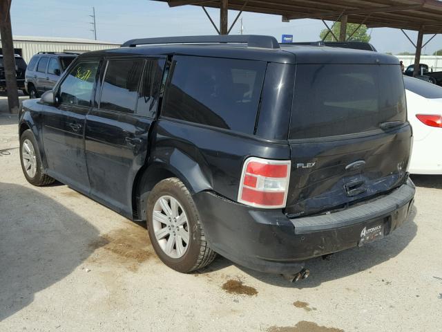 2FMGK5BC8BBD31810 - 2011 FORD FLEX SE BLACK photo 3