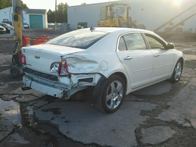 1G1ZC5E04CF319335 - 2012 CHEVROLET MALIBU 1LT CREAM photo 4