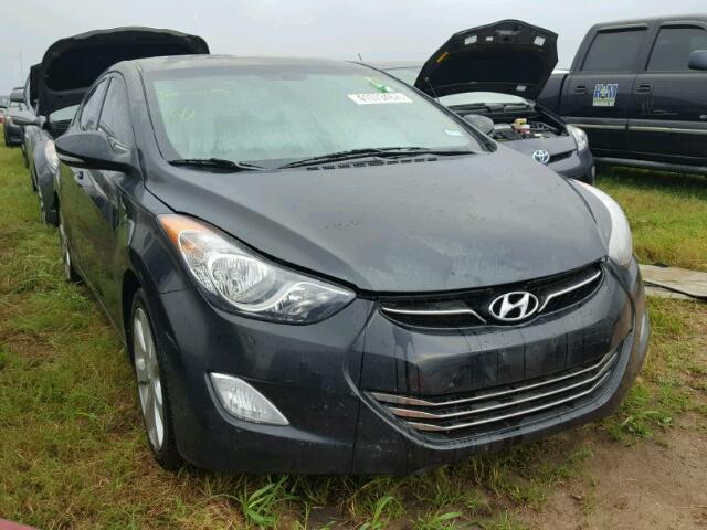 KMHDH4AE6DU005547 - 2013 HYUNDAI ELANTRA GL BLACK photo 1