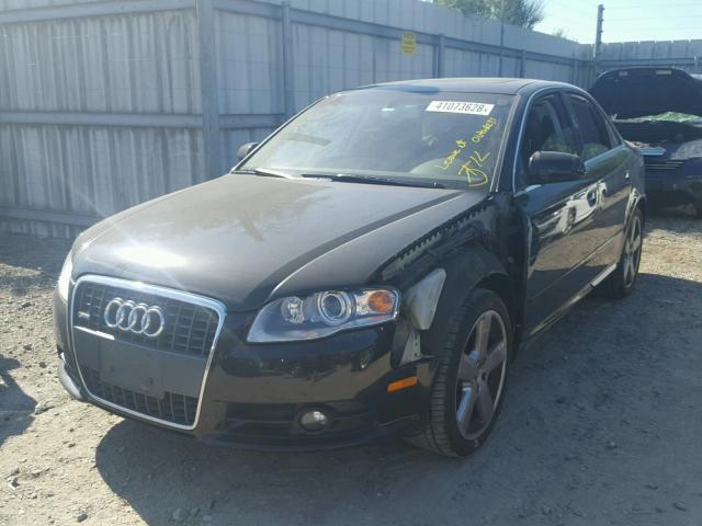 WAUDH78E58A055596 - 2008 AUDI A4 3.2 QUA BLACK photo 2