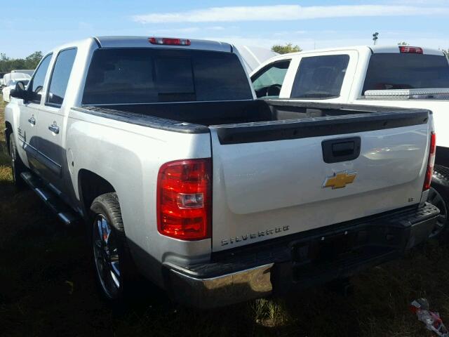 3GCPCSE06DG350342 - 2013 CHEVROLET SILVERADO SILVER photo 3