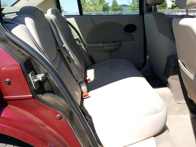 1G8AJ54F84Z181731 - 2004 SATURN ION LEVEL BURGUNDY photo 6