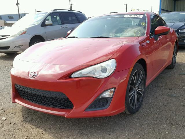 JF1ZNAA14D2717507 - 2013 TOYOTA SCION FR-S RED photo 2