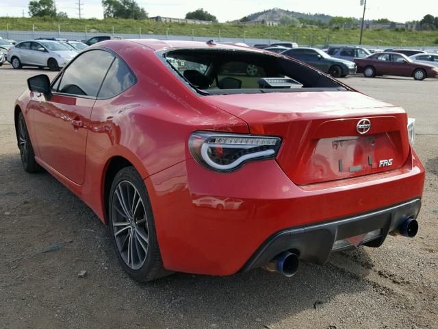 JF1ZNAA14D2717507 - 2013 TOYOTA SCION FR-S RED photo 3