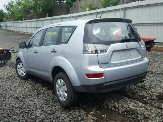 JA4MS31X97U001556 - 2007 MITSUBISHI OUTLANDER SILVER photo 3