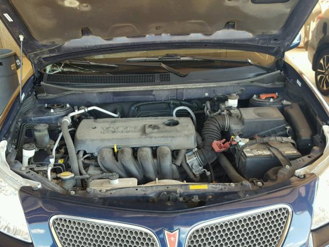 5Y2SL65827Z410273 - 2007 PONTIAC VIBE BLUE photo 7