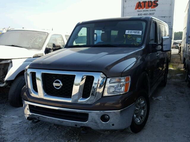 5BZAF0AA0GN851027 - 2016 NISSAN NV 3500 BROWN photo 2