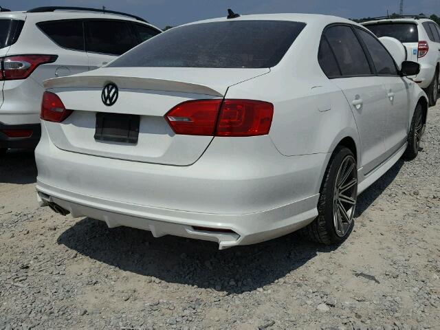 3VW1K7AJ9CM427996 - 2012 VOLKSWAGEN JETTA BASE Սպիտակ լուսանկար 4