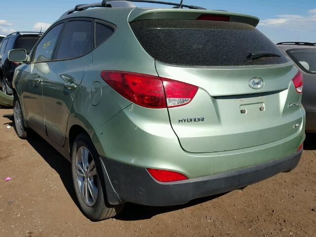 KM8JUCAC2DU619714 - 2013 HYUNDAI TUCSON GREEN photo 3