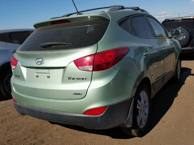 KM8JUCAC2DU619714 - 2013 HYUNDAI TUCSON GREEN photo 4