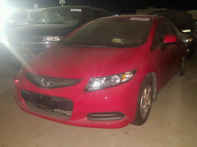 2HGFG3B55DH522478 - 2013 HONDA CIVIC LX RED photo 2