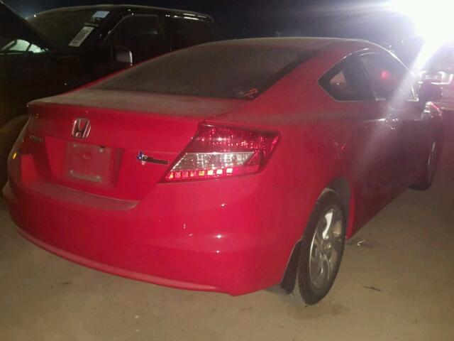 2HGFG3B55DH522478 - 2013 HONDA CIVIC LX RED photo 4