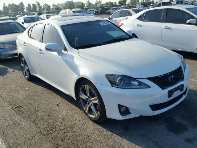 JTHBF5C29D5191488 - 2013 LEXUS IS 250 WHITE photo 1