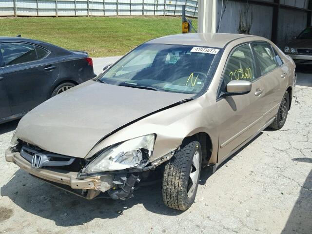 1HGCM56475A146343 - 2005 HONDA ACCORD LX GOLD photo 2