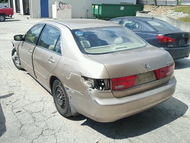 1HGCM56475A146343 - 2005 HONDA ACCORD LX GOLD photo 3