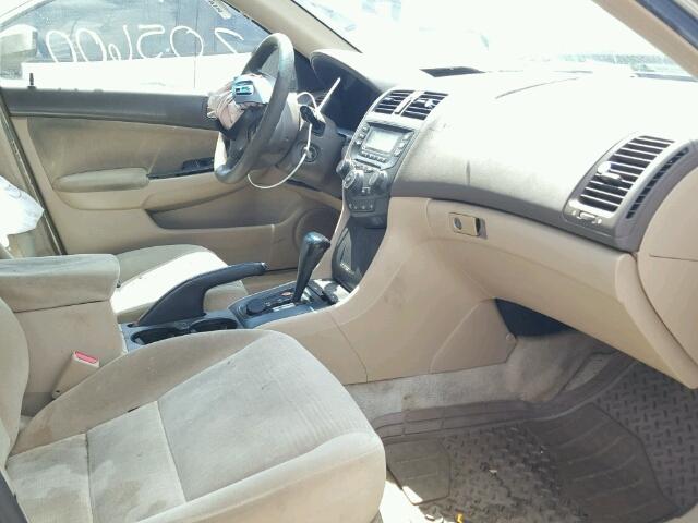 1HGCM56475A146343 - 2005 HONDA ACCORD LX GOLD photo 5