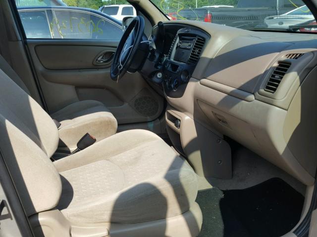 4F2YU06181KM15497 - 2001 MAZDA TRIBUTE DX 金色 照片 5