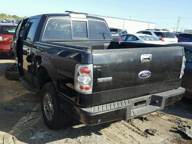 1FTPW14506FA26676 - 2006 FORD F150 SUPER BLACK photo 3