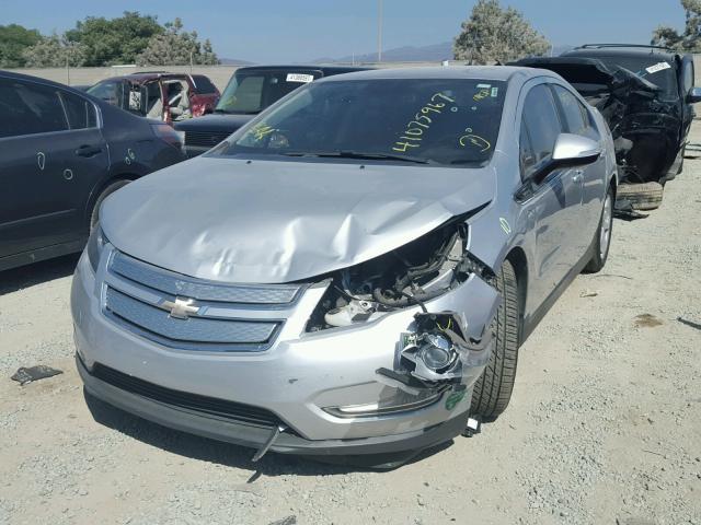 1G1RE6E49EU151872 - 2014 CHEVROLET VOLT SILVER photo 2