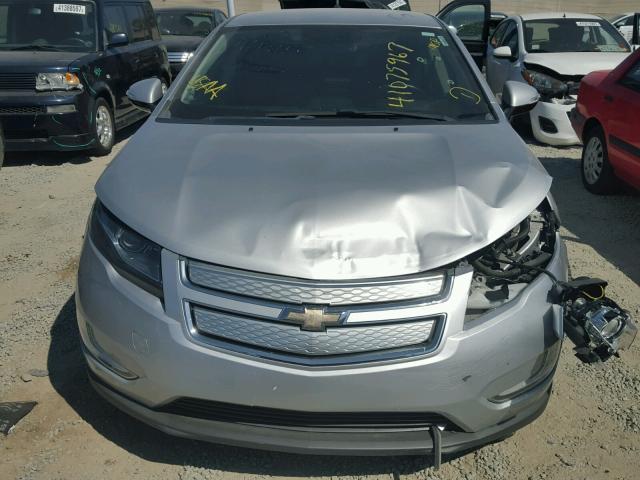 1G1RE6E49EU151872 - 2014 CHEVROLET VOLT SILVER photo 9