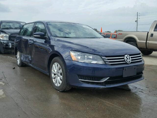 1VWAT7A37EC078646 - 2014 VOLKSWAGEN PASSAT BLUE photo 1