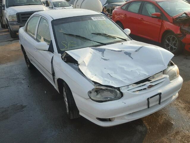 KNAFB121515046876 - 2001 KIA SEPHIA BAS WHITE photo 1