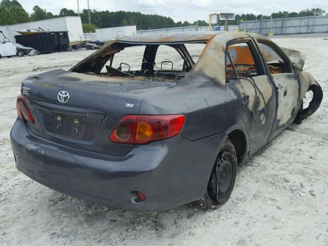 1NXBU4EE7AZ356234 - 2010 TOYOTA COROLLA BA BURN photo 4