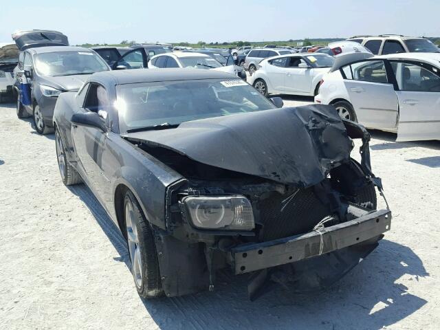 2G1FC1E38D9227550 - 2013 CHEVROLET CAMARO LT BLACK photo 1