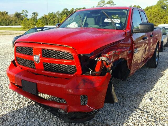 1C6RR6FT2GS312716 - 2016 RAM 1500 RED photo 2