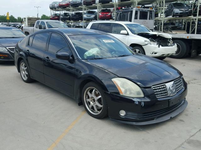 1N4BA41E64C920393 - 2004 NISSAN MAXIMA SE BLACK photo 1