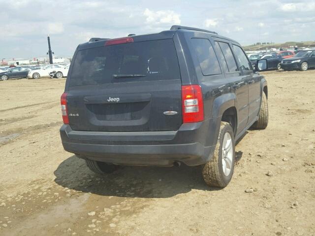 1J4NF2GB1BD145917 - 2011 JEEP PATRIOT BLACK photo 4