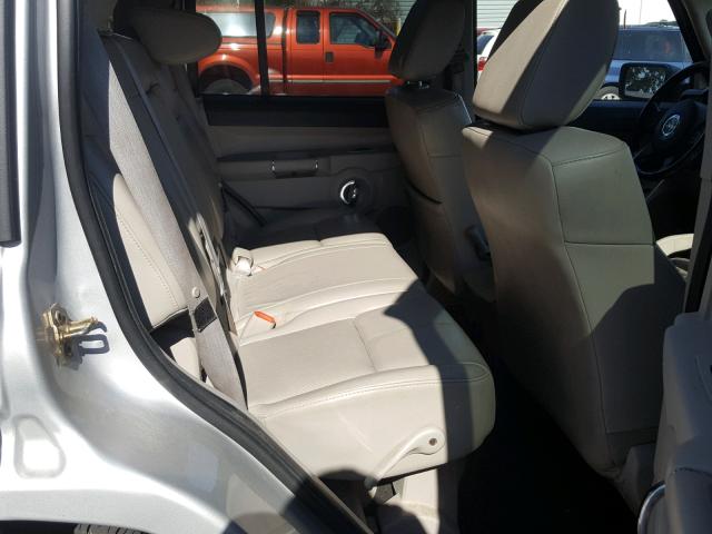 1J8HG58296C283144 - 2006 JEEP COMMANDER ნაცრისფერი ფოტო 6