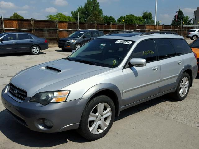 4S4BP67C954347202 - 2005 SUBARU LEGACY OUT SILVER photo 2