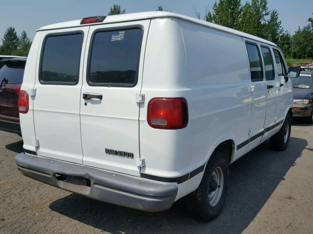 2B7HB21Y2VK564316 - 1997 DODGE RAM VAN B2 WHITE photo 4