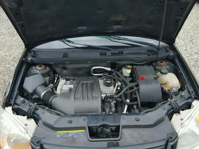 1G1AK15F077234876 - 2007 CHEVROLET COBALT LS BLACK photo 7