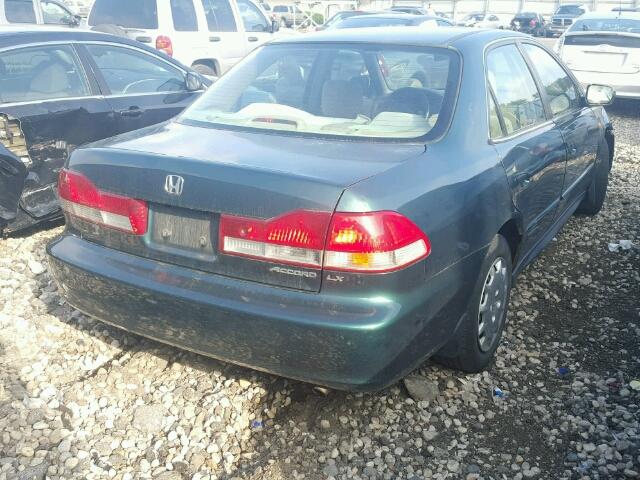 1HGCG55492A048967 - 2002 HONDA ACCORD LX GREEN photo 4