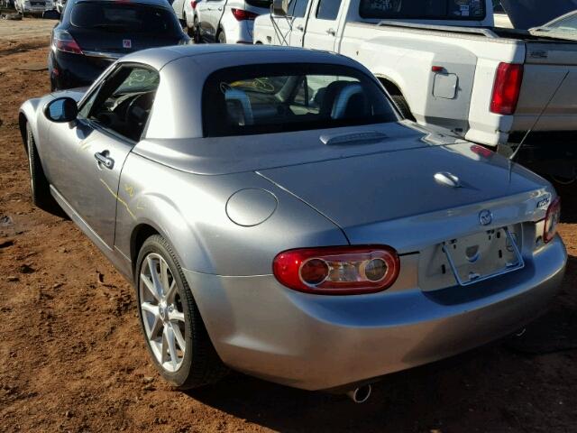 JM1NC2PF6B0219566 - 2011 MAZDA MX-5 MIATA SILVER photo 3